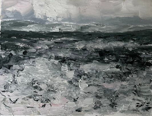 Snow Field Oil Painting